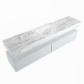 corian waschtisch set alan dlux 200 cm braun marmor glace ADX200cla2lM1gla