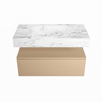 corian waschtisch set alan dlux 90 cm braun marmor glace ADX90oro1lM0gla