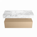 corian waschtisch set alan dlux 110 cm braun marmor glace ADX110oro1lM1gla