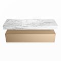 corian waschtisch set alan dlux 150 cm braun marmor glace ADX150oro1lM0gla