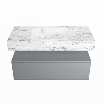 corian waschtisch set alan dlux 100 cm braun marmor glace ADX100Pla1lM0gla