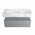 corian waschtisch set alan dlux 100 cm braun marmor glace ADX100Pla1ll0gla