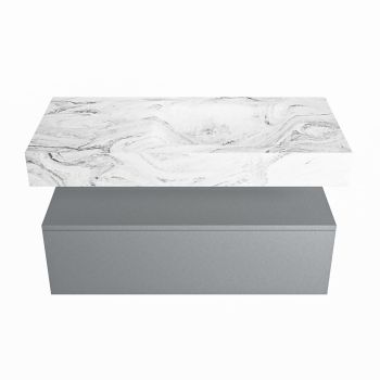 corian waschtisch set alan dlux 100 cm braun marmor glace ADX100Pla1lR0gla