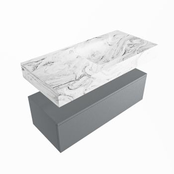 corian waschtisch set alan dlux 100 cm braun marmor glace ADX100Pla1lR0gla