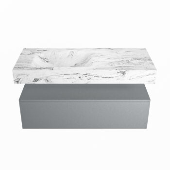 corian waschtisch set alan dlux 110 cm braun marmor glace ADX110Pla1ll0gla