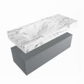 corian waschtisch set alan dlux 110 cm braun marmor glace ADX110Pla1ll0gla