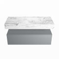 corian waschtisch set alan dlux 110 cm braun marmor glace ADX110Pla1lR0gla