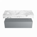 corian waschtisch set alan dlux 110 cm braun marmor glace ADX110Pla1ll1gla
