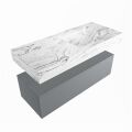 corian waschtisch set alan dlux 110 cm braun marmor glace ADX110Pla1lR1gla