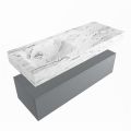 corian waschtisch set alan dlux 120 cm braun marmor glace ADX120Pla1ll1gla