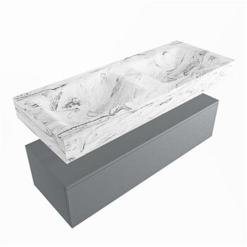 corian waschtisch set alan dlux 120 cm braun marmor glace ADX120Pla1lD2gla