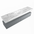 corian waschtisch set alan dlux 200 cm braun marmor glace ADX200Pla2lM0gla