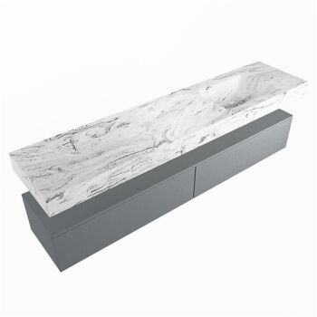 corian waschtisch set alan dlux 200 cm braun marmor glace ADX200Pla2lR0gla
