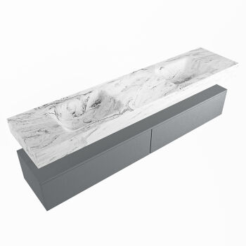 corian waschtisch set alan dlux 200 cm braun marmor glace ADX200Pla2lD0gla