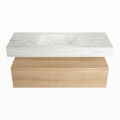 corian waschtisch set alan dlux 120 cm weiß marmor opalo ADX120was1lM0opa