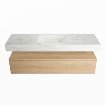 corian waschtisch set alan dlux 150 cm weiß marmor opalo ADX150was1lM0opa