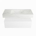 corian waschtisch set alan dlux 100 cm weiß marmor opalo ADX100Tal1lM0opa
