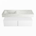 corian waschtisch set alan dlux 120 cm weiß marmor opalo ADX120Tal2ll0opa