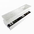 corian waschtisch set alan dlux 200 cm weiß marmor opalo ADX200Tal2lR0opa