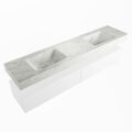 corian waschtisch set alan dlux 200 cm weiß marmor opalo ADX200Tal2lD0opa