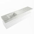 corian waschtisch set alan dlux 200 cm weiß marmor opalo ADX200Tal2ll1opa