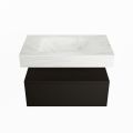 corian waschtisch set alan dlux 80 cm weiß marmor opalo ADX80Urb1lM0opa