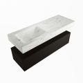 corian waschtisch set alan dlux 130 cm weiß marmor opalo ADX130Urb1ll0opa