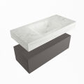 corian waschtisch set alan dlux 100 cm weiß marmor opalo ADX100Dar1lM0opa