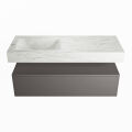 corian waschtisch set alan dlux 120 cm weiß marmor opalo ADX120Dar1ll0opa