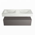 corian waschtisch set alan dlux 120 cm weiß marmor opalo ADX120Dar1lD0opa