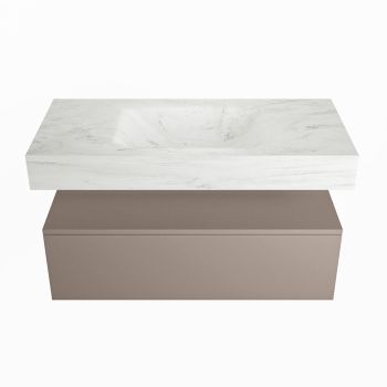 corian waschtisch set alan dlux 100 cm weiß marmor opalo ADX100Smo1lM0opa