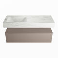 corian waschtisch set alan dlux 120 cm weiß marmor opalo ADX120Smo1ll1opa
