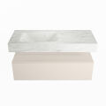corian waschtisch set alan dlux 110 cm weiß marmor opalo ADX110lin1ll1opa