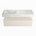 corian waschtisch set alan dlux 120 cm weiß marmor opalo ADX120lin1ll0opa