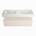 corian waschtisch set alan dlux 120 cm weiß marmor opalo ADX120lin1lD0opa