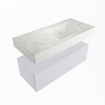 corian waschtisch set alan dlux 100 cm weiß marmor opalo ADX100cal1lR0opa