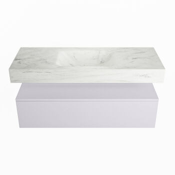 corian waschtisch set alan dlux 120 cm weiß marmor opalo ADX120cal1lM0opa