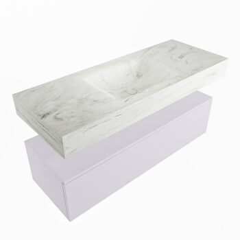 corian waschtisch set alan dlux 120 cm weiß marmor opalo ADX120cal1lM0opa