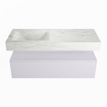 corian waschtisch set alan dlux 120 cm weiß marmor opalo ADX120cal1ll0opa