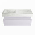 corian waschtisch set alan dlux 120 cm weiß marmor opalo ADX120cal1ll1opa