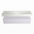 corian waschtisch set alan dlux 150 cm weiß marmor opalo ADX150cal1lR0opa
