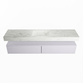 corian waschtisch set alan dlux 200 cm weiß marmor opalo ADX200cal2lM0opa