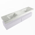 corian waschtisch set alan dlux 200 cm weiß marmor opalo ADX200cal2lD0opa
