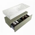 corian waschtisch set alan dlux 100 cm weiß marmor opalo ADX100Arm1lR0opa