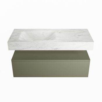 corian waschtisch set alan dlux 110 cm weiß marmor opalo ADX110Arm1ll0opa