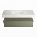 corian waschtisch set alan dlux 120 cm weiß marmor opalo ADX120Arm1lM0opa