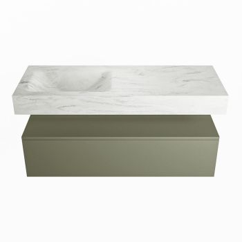 corian waschtisch set alan dlux 120 cm weiß marmor opalo ADX120Arm1ll1opa
