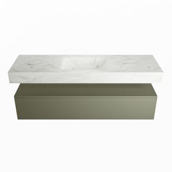 corian waschtisch set alan dlux 150 cm weiß marmor opalo ADX150Arm1lM0opa