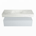 corian waschtisch set alan dlux 120 cm weiß marmor opalo ADX120cla1lM1opa