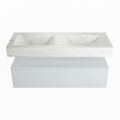 corian waschtisch set alan dlux 120 cm weiß marmor opalo ADX120cla1lD2opa